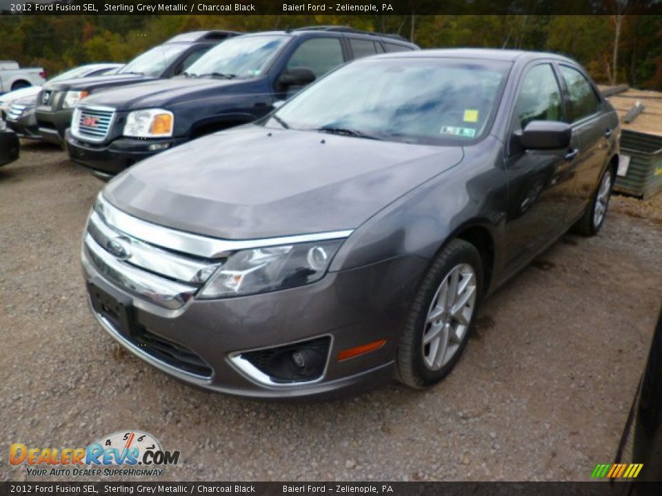 2012 Ford Fusion SEL Sterling Grey Metallic / Charcoal Black Photo #2