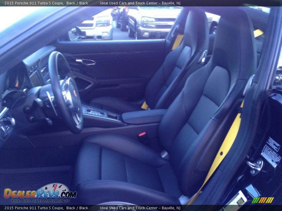 2015 Porsche 911 Turbo S Coupe Black / Black Photo #28
