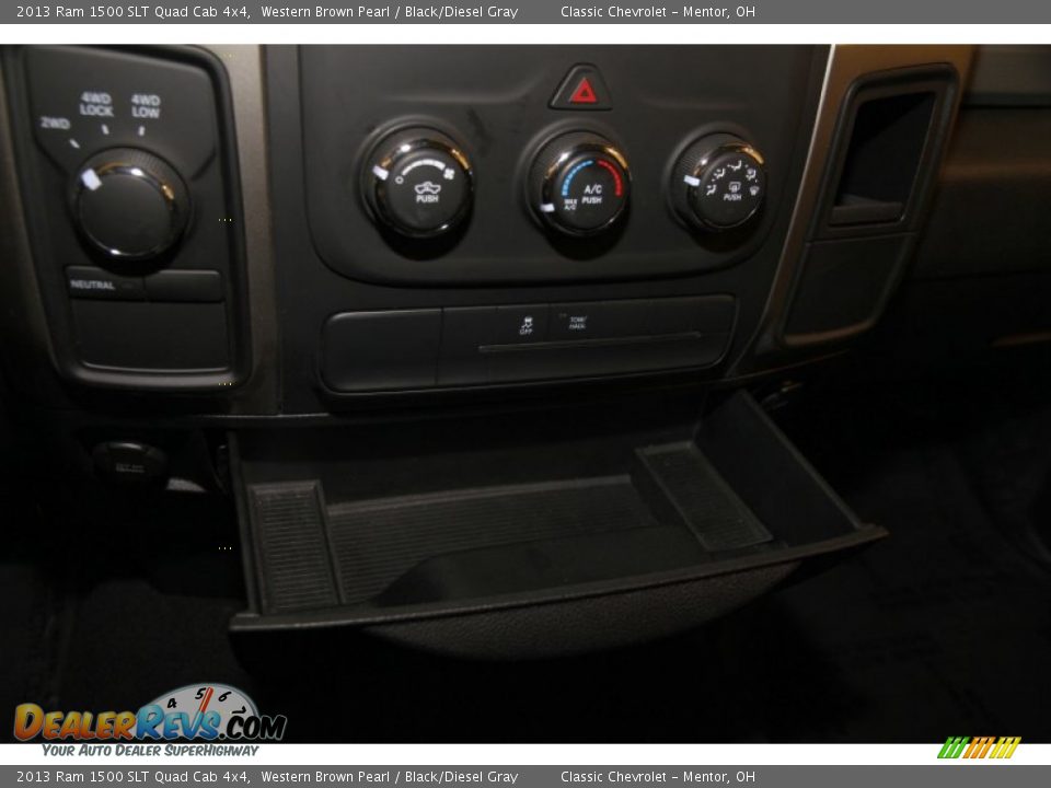 2013 Ram 1500 SLT Quad Cab 4x4 Western Brown Pearl / Black/Diesel Gray Photo #13