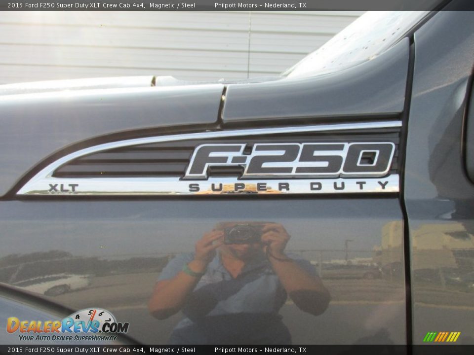 2015 Ford F250 Super Duty XLT Crew Cab 4x4 Magnetic / Steel Photo #14