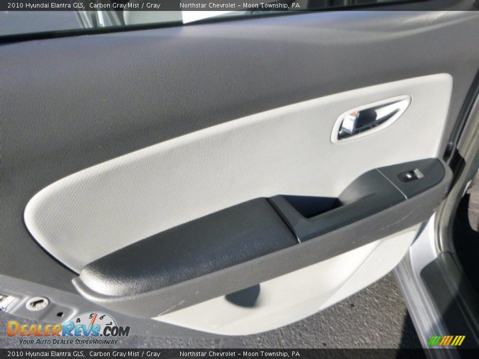 2010 Hyundai Elantra GLS Carbon Gray Mist / Gray Photo #12
