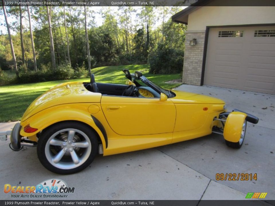 1999 Plymouth Prowler Roadster Prowler Yellow / Agate Photo #5