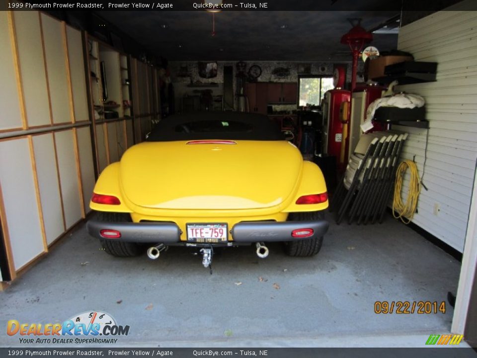 1999 Plymouth Prowler Roadster Prowler Yellow / Agate Photo #9