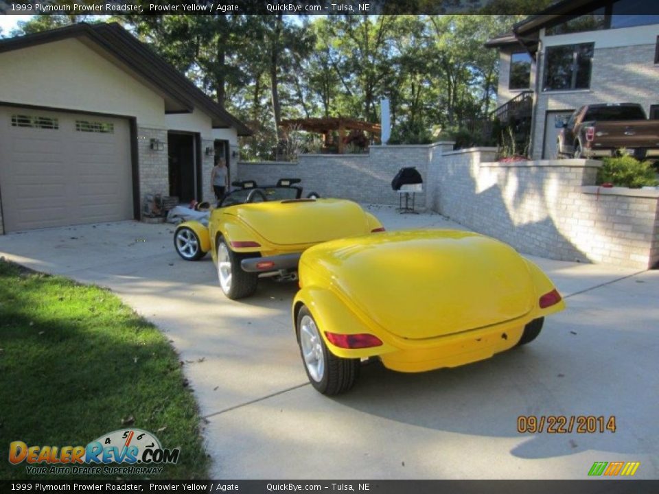 1999 Plymouth Prowler Roadster Prowler Yellow / Agate Photo #10