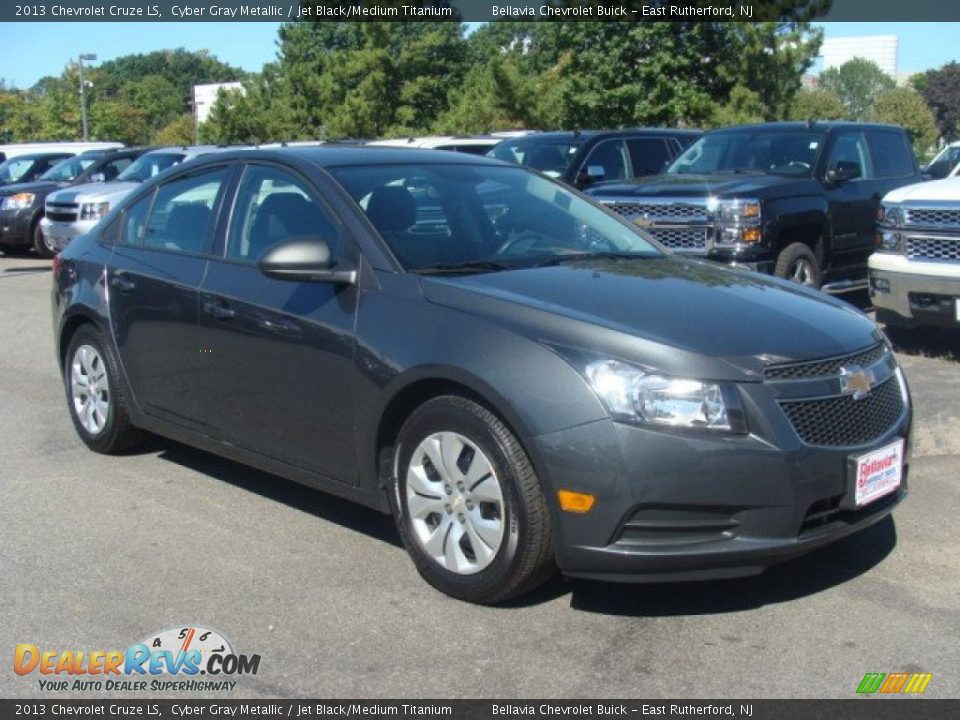 2013 Chevrolet Cruze LS Cyber Gray Metallic / Jet Black/Medium Titanium Photo #3