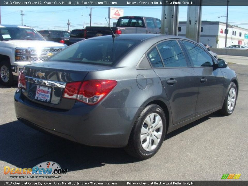 2013 Chevrolet Cruze LS Cyber Gray Metallic / Jet Black/Medium Titanium Photo #4