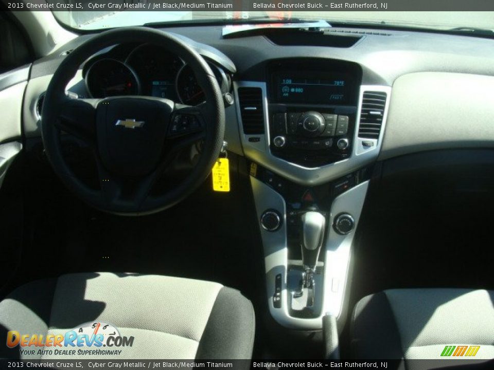 2013 Chevrolet Cruze LS Cyber Gray Metallic / Jet Black/Medium Titanium Photo #9