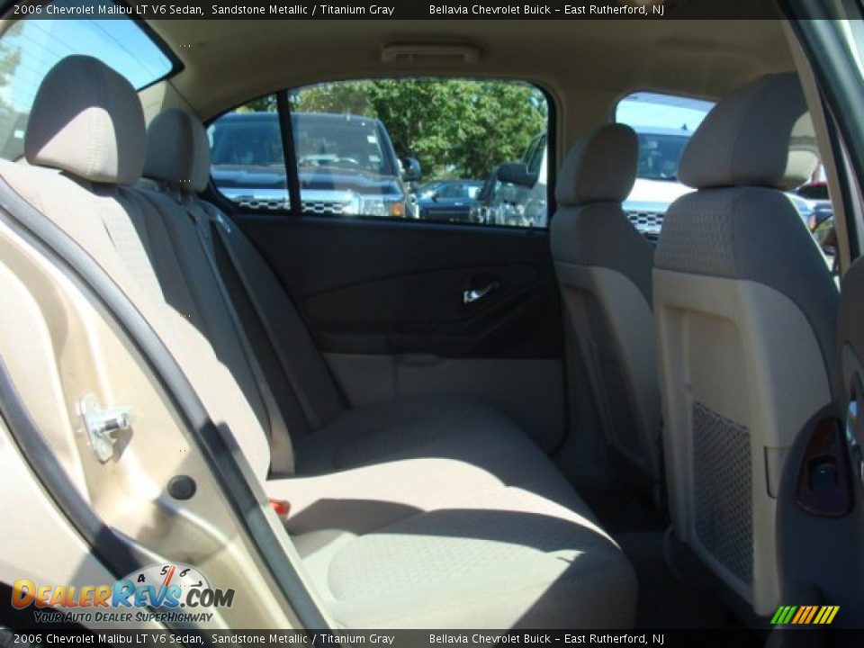 2006 Chevrolet Malibu LT V6 Sedan Sandstone Metallic / Titanium Gray Photo #12