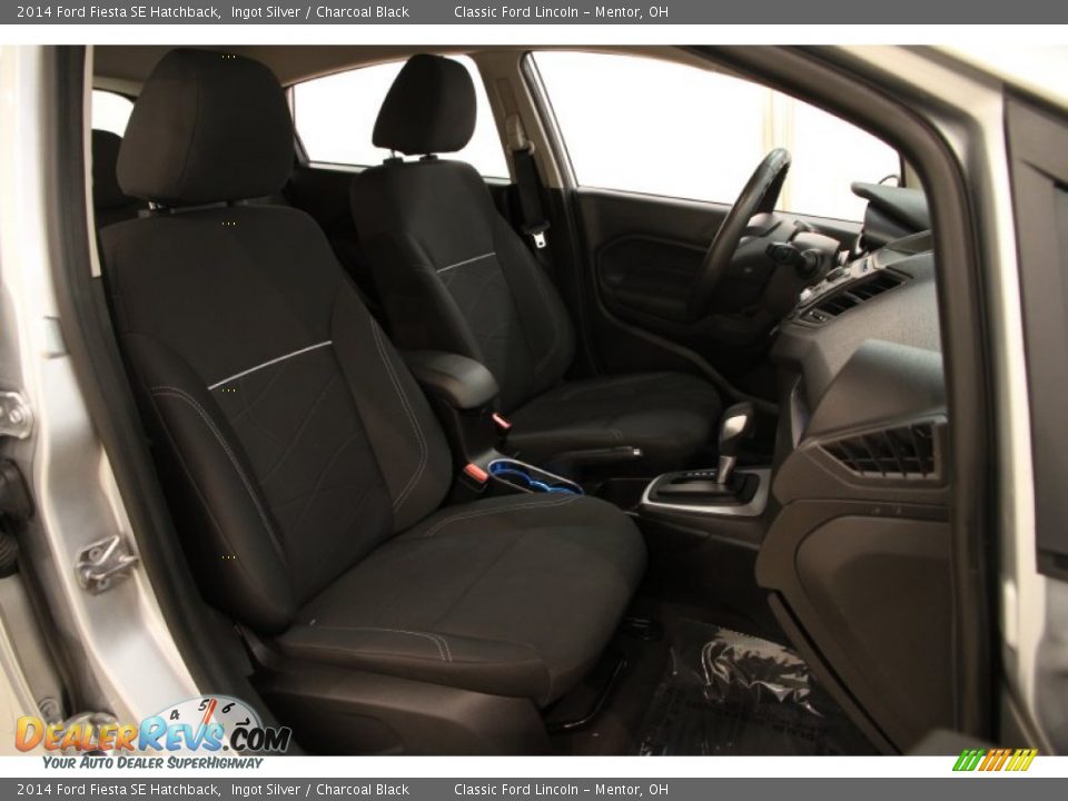 2014 Ford Fiesta SE Hatchback Ingot Silver / Charcoal Black Photo #15