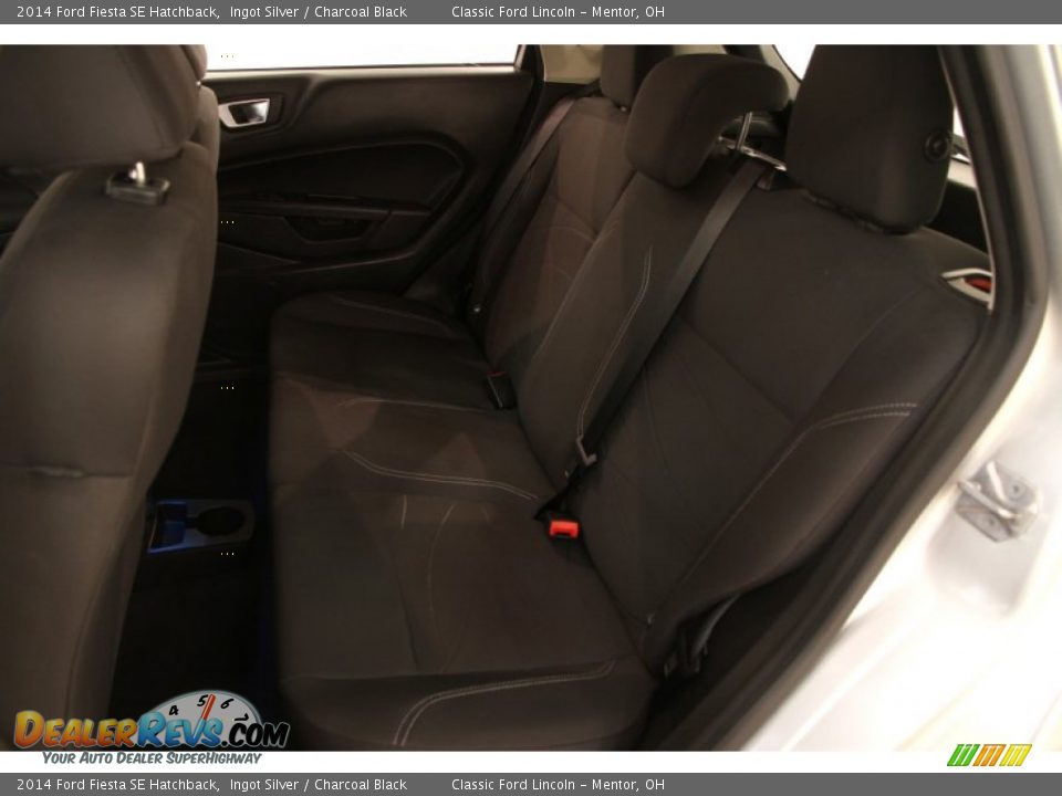 2014 Ford Fiesta SE Hatchback Ingot Silver / Charcoal Black Photo #17