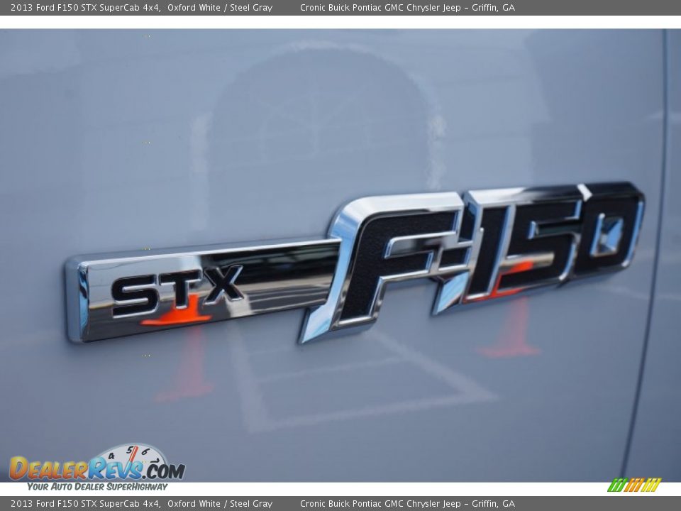 2013 Ford F150 STX SuperCab 4x4 Oxford White / Steel Gray Photo #15