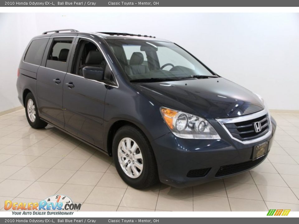 2010 Honda Odyssey EX-L Bali Blue Pearl / Gray Photo #1