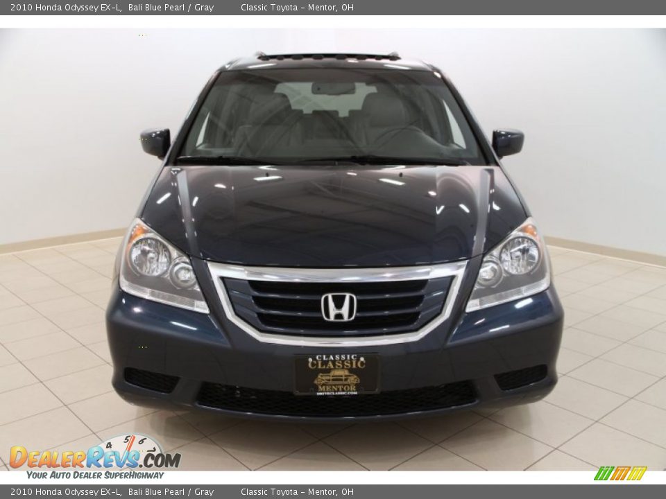 2010 Honda Odyssey EX-L Bali Blue Pearl / Gray Photo #2