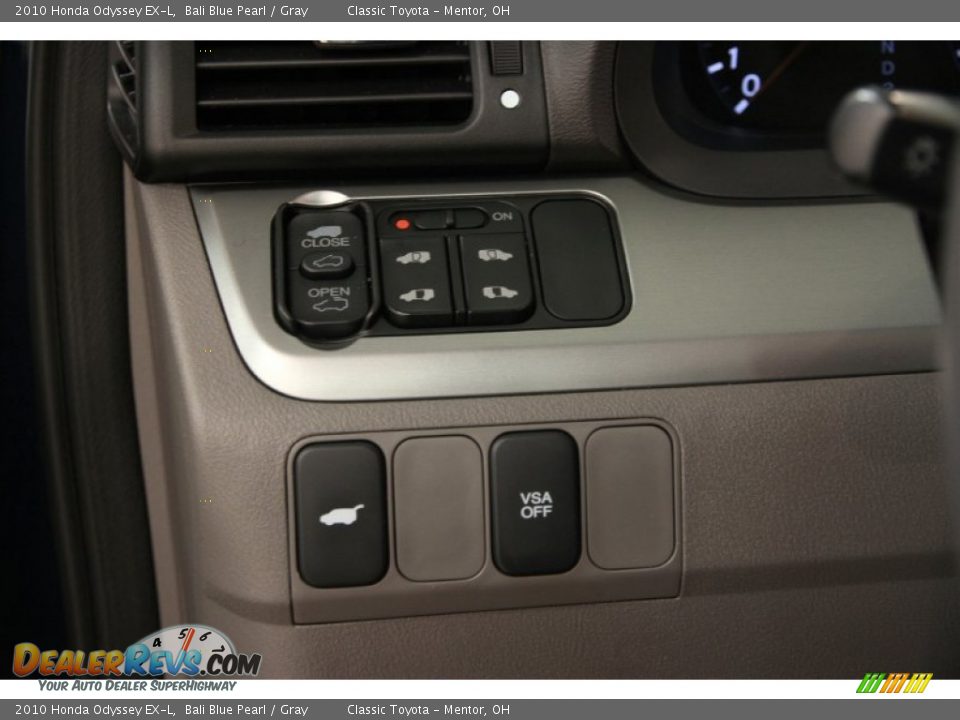 2010 Honda Odyssey EX-L Bali Blue Pearl / Gray Photo #5
