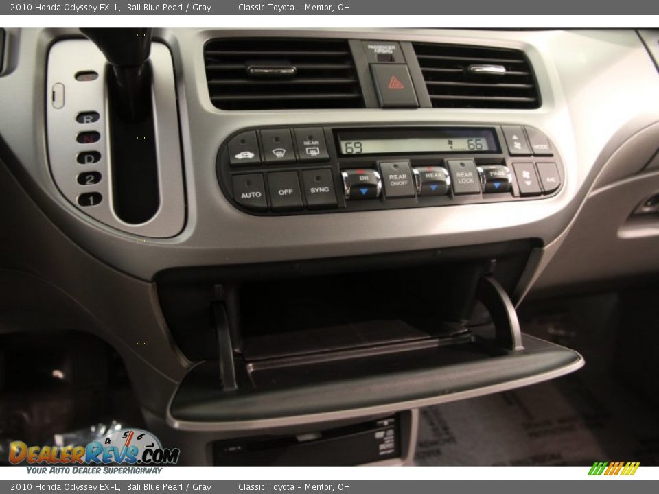 2010 Honda Odyssey EX-L Bali Blue Pearl / Gray Photo #11