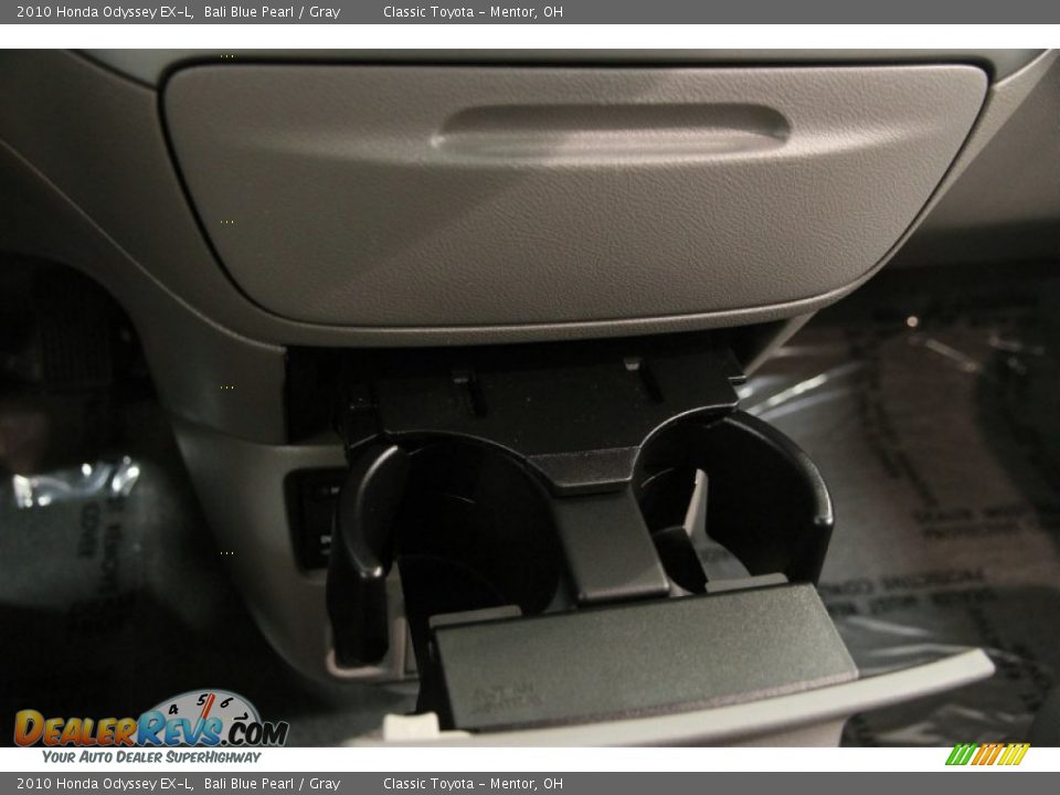 2010 Honda Odyssey EX-L Bali Blue Pearl / Gray Photo #12