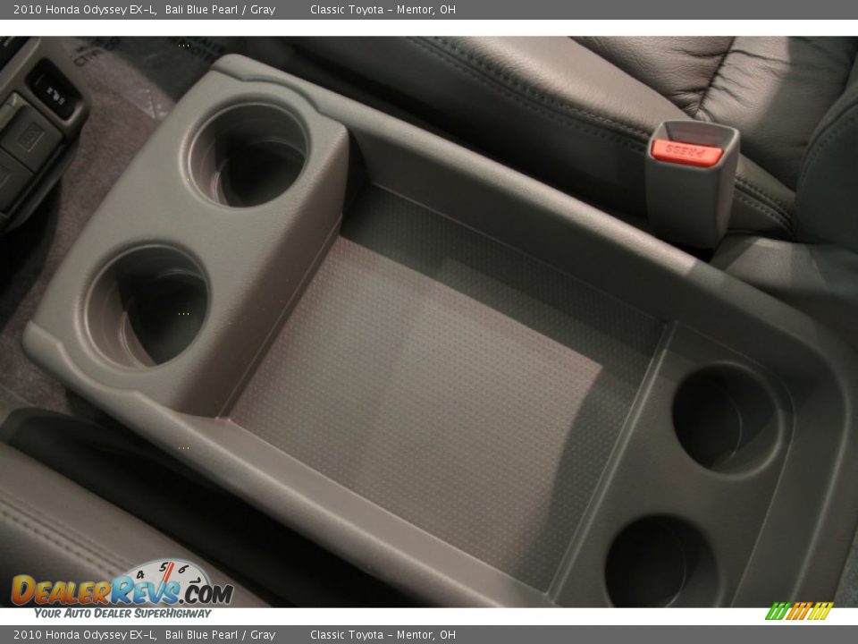 2010 Honda Odyssey EX-L Bali Blue Pearl / Gray Photo #14
