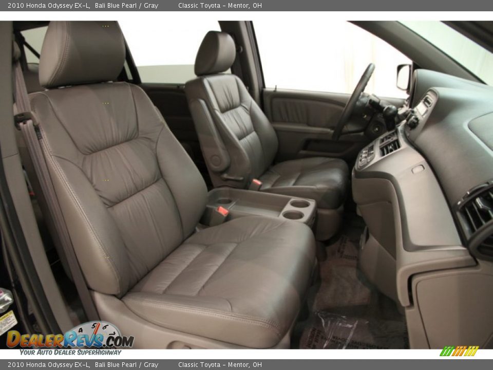2010 Honda Odyssey EX-L Bali Blue Pearl / Gray Photo #15