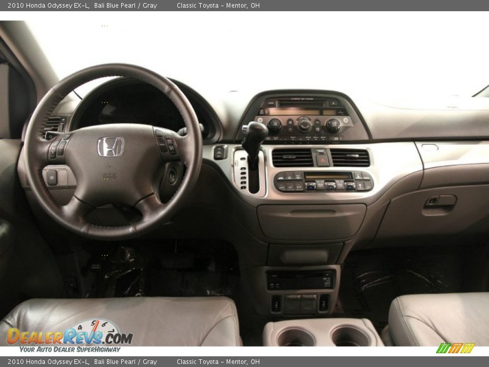 2010 Honda Odyssey EX-L Bali Blue Pearl / Gray Photo #20