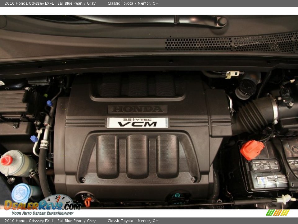 2010 Honda Odyssey EX-L Bali Blue Pearl / Gray Photo #22