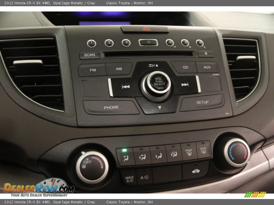 2012 Honda CR-V EX 4WD Opal Sage Metallic / Gray Photo #11