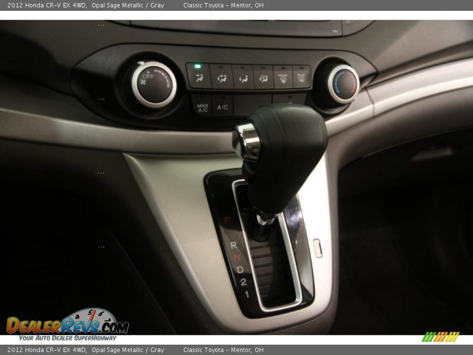 2012 Honda CR-V EX 4WD Opal Sage Metallic / Gray Photo #12