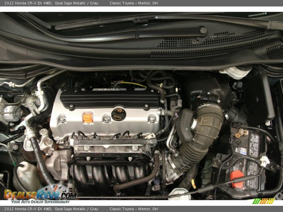 2012 Honda CR-V EX 4WD Opal Sage Metallic / Gray Photo #19