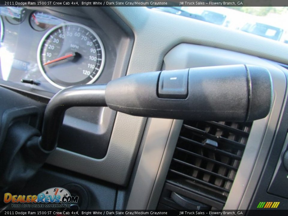 2011 Dodge Ram 1500 ST Crew Cab 4x4 Bright White / Dark Slate Gray/Medium Graystone Photo #34