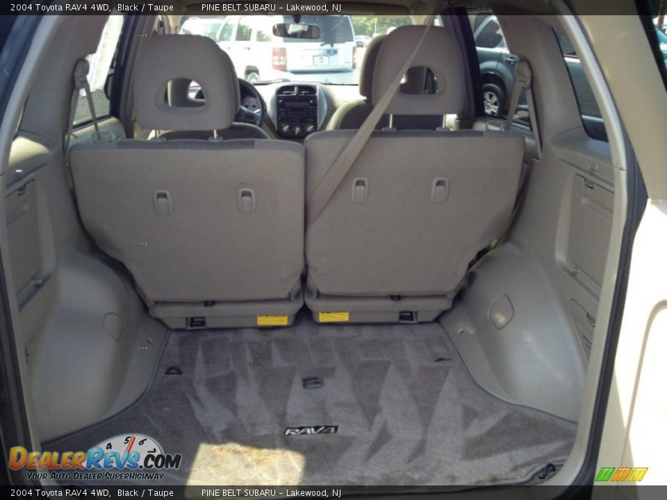 2004 Toyota RAV4 4WD Black / Taupe Photo #9