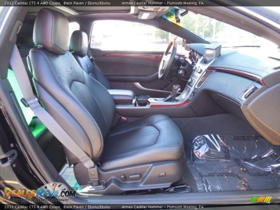 2012 Cadillac CTS 4 AWD Coupe Black Raven / Ebony/Ebony Photo #13