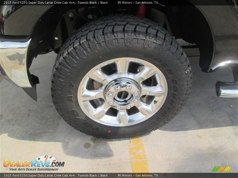 2015 Ford F250 Super Duty Lariat Crew Cab 4x4 Tuxedo Black / Black Photo #3