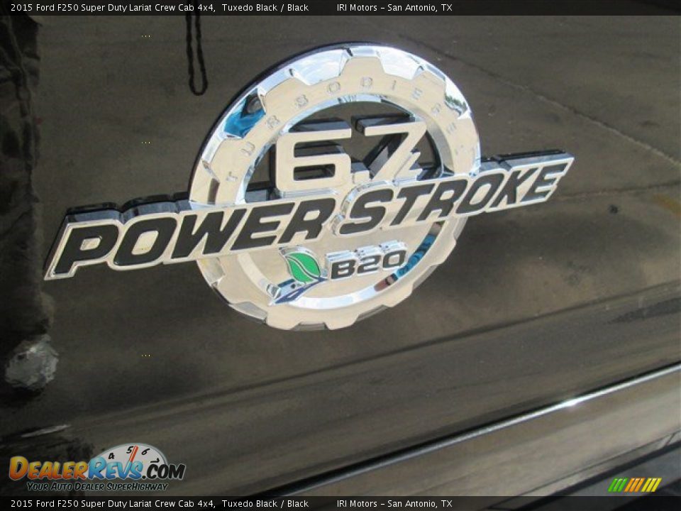 2015 Ford F250 Super Duty Lariat Crew Cab 4x4 Tuxedo Black / Black Photo #5