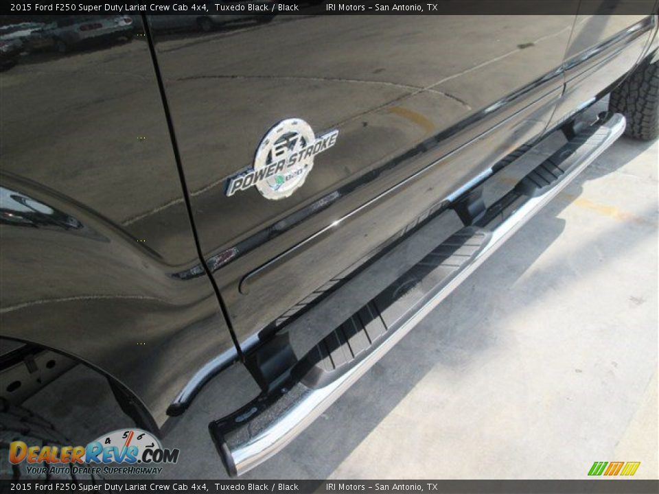 2015 Ford F250 Super Duty Lariat Crew Cab 4x4 Tuxedo Black / Black Photo #6