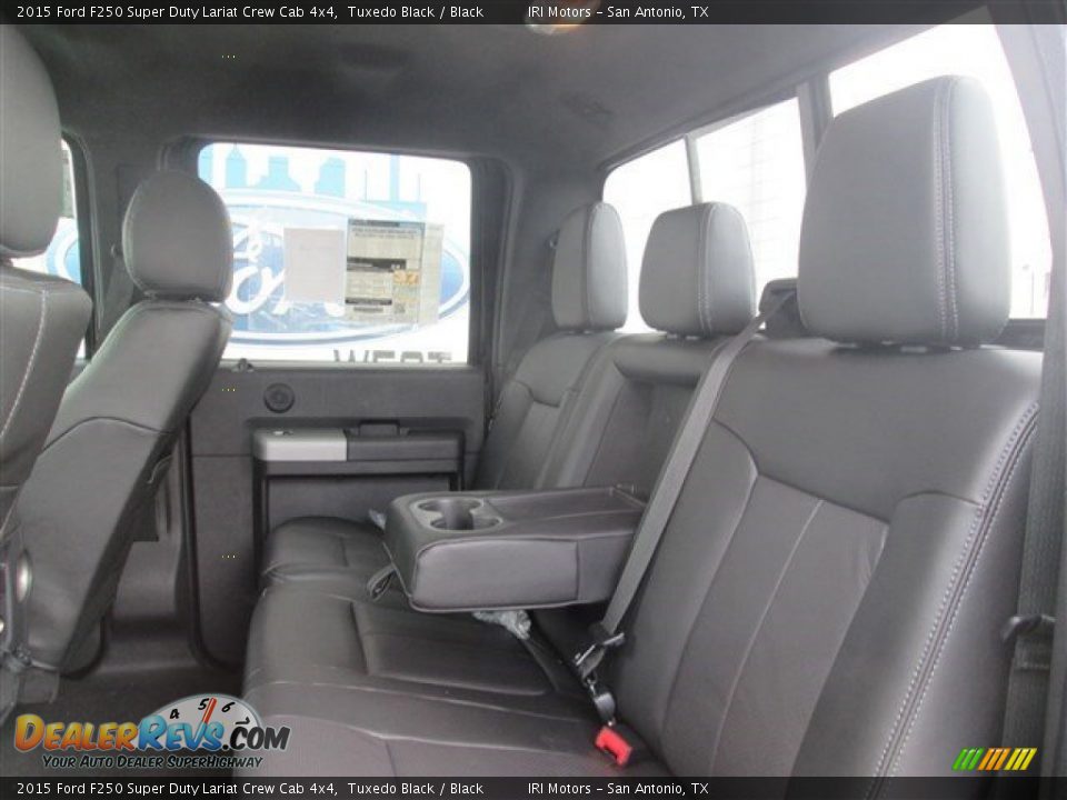 2015 Ford F250 Super Duty Lariat Crew Cab 4x4 Tuxedo Black / Black Photo #19