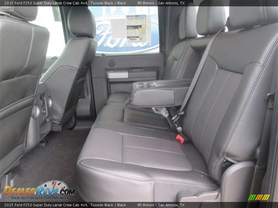 2015 Ford F250 Super Duty Lariat Crew Cab 4x4 Tuxedo Black / Black Photo #20
