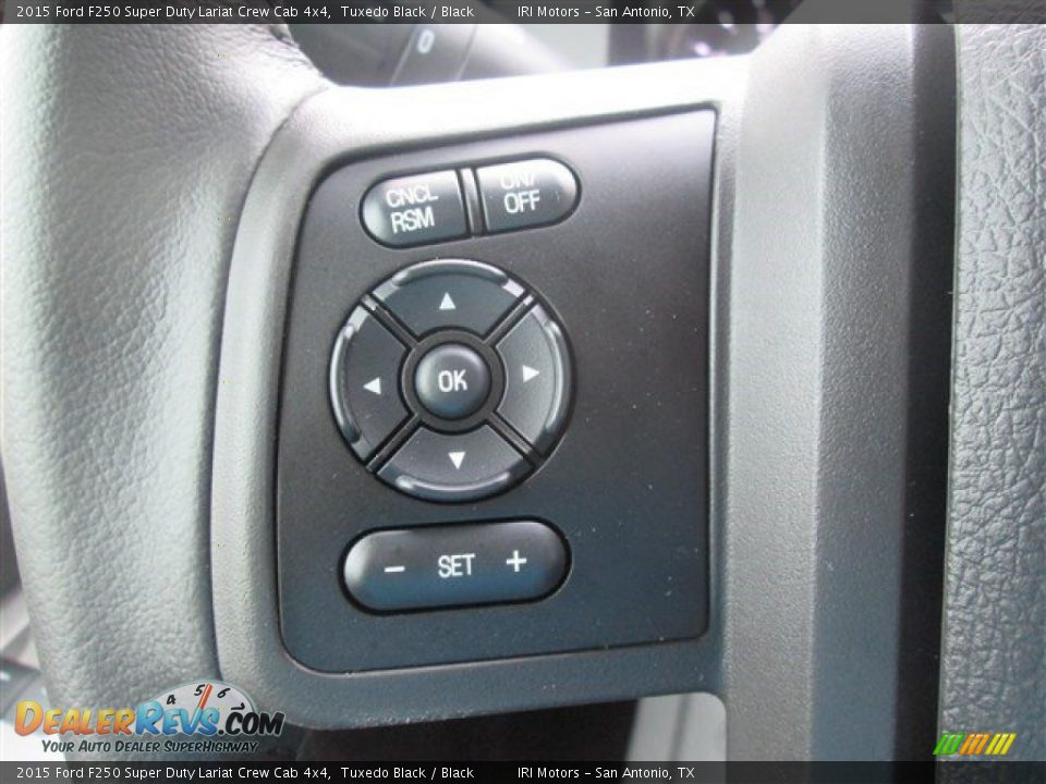 2015 Ford F250 Super Duty Lariat Crew Cab 4x4 Tuxedo Black / Black Photo #33