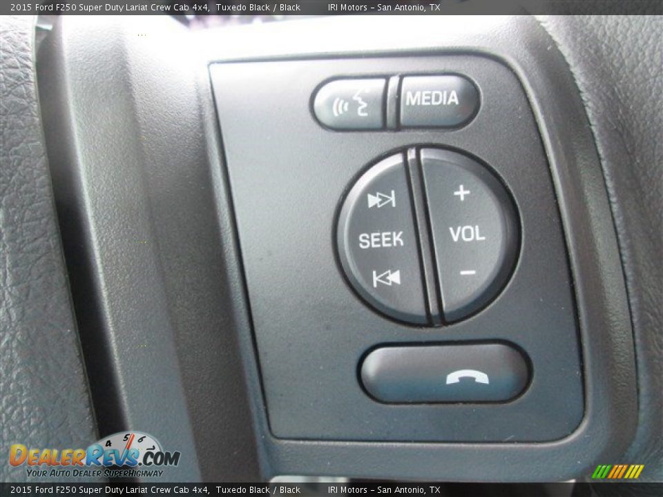 2015 Ford F250 Super Duty Lariat Crew Cab 4x4 Tuxedo Black / Black Photo #34