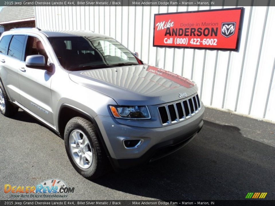 2015 Jeep Grand Cherokee Laredo E 4x4 Billet Silver Metallic / Black Photo #1