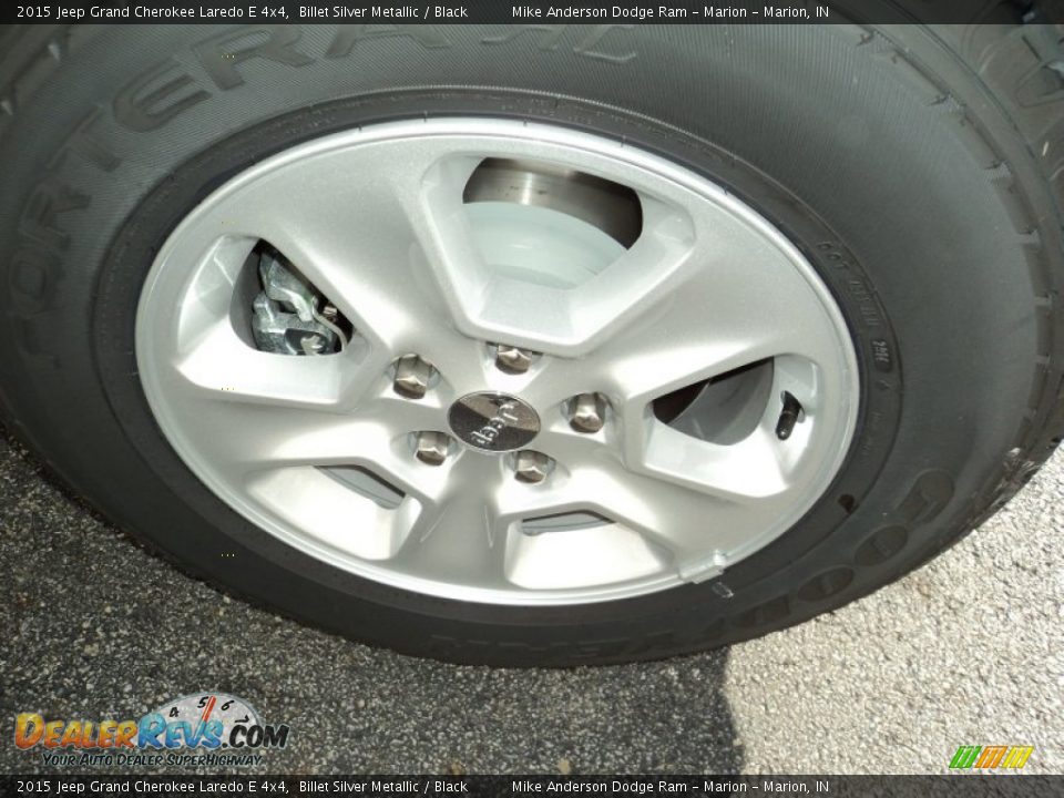 2015 Jeep Grand Cherokee Laredo E 4x4 Billet Silver Metallic / Black Photo #10