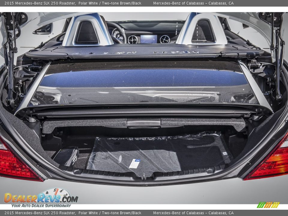 2015 Mercedes-Benz SLK 250 Roadster Polar White / Two-tone Brown/Black Photo #4