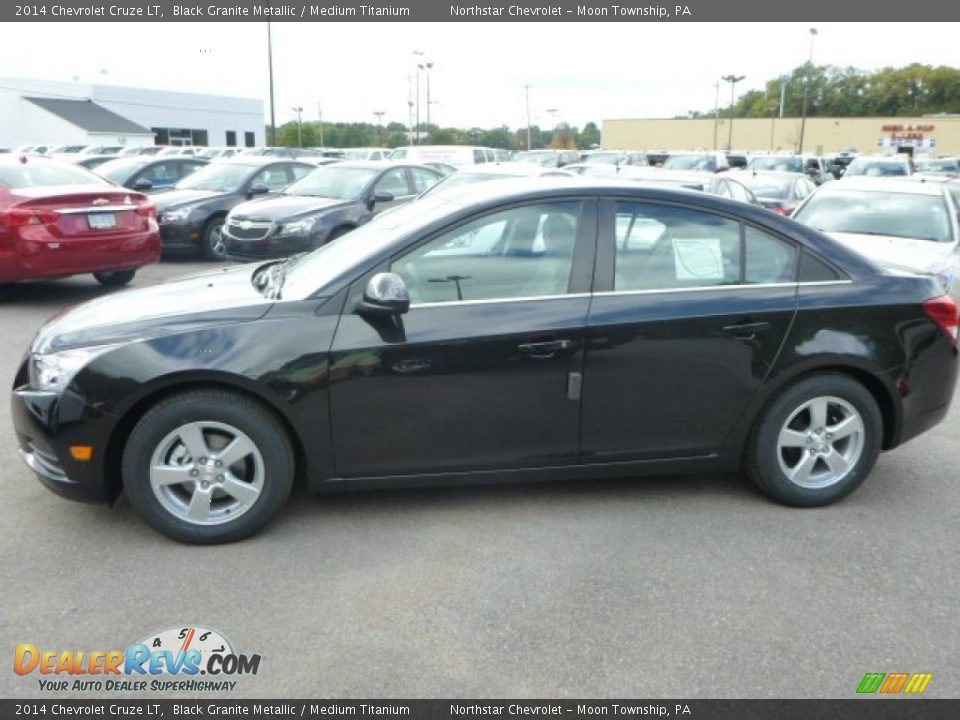 2014 Chevrolet Cruze LT Black Granite Metallic / Medium Titanium Photo #2