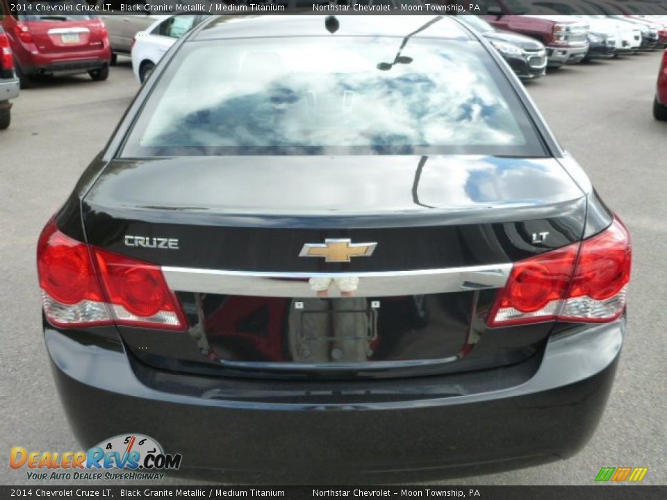 2014 Chevrolet Cruze LT Black Granite Metallic / Medium Titanium Photo #4