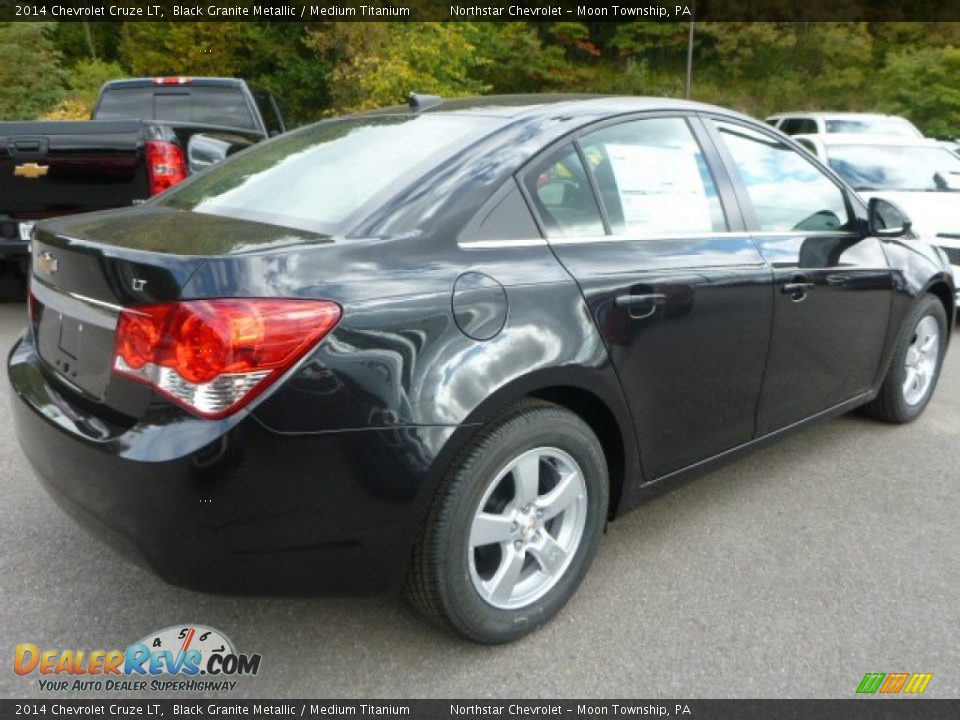 2014 Chevrolet Cruze LT Black Granite Metallic / Medium Titanium Photo #5