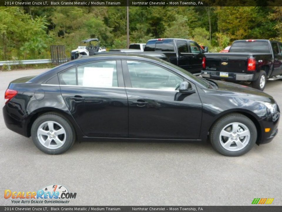 2014 Chevrolet Cruze LT Black Granite Metallic / Medium Titanium Photo #6