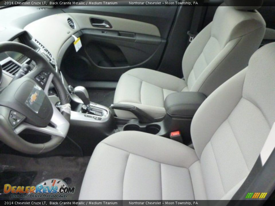 2014 Chevrolet Cruze LT Black Granite Metallic / Medium Titanium Photo #10