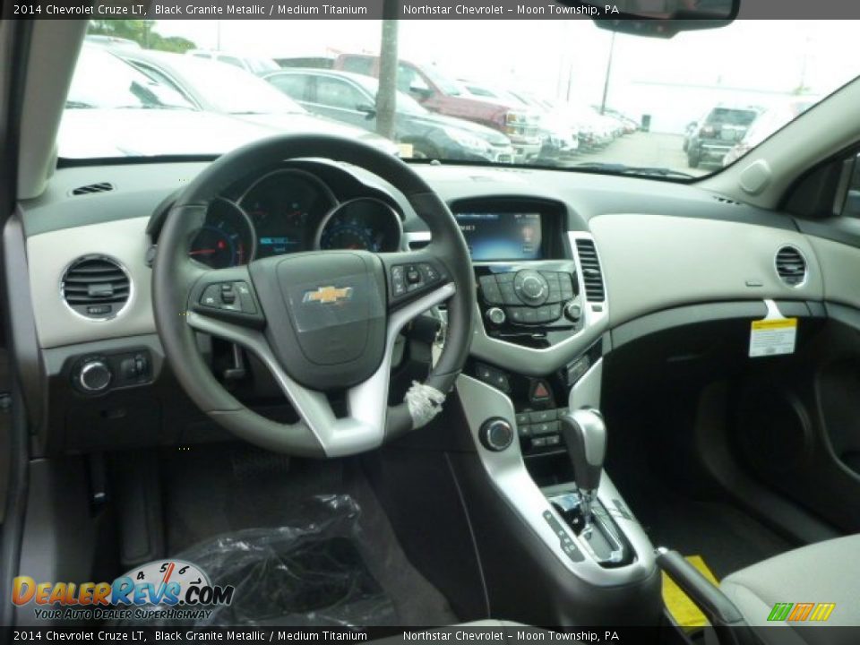 2014 Chevrolet Cruze LT Black Granite Metallic / Medium Titanium Photo #12