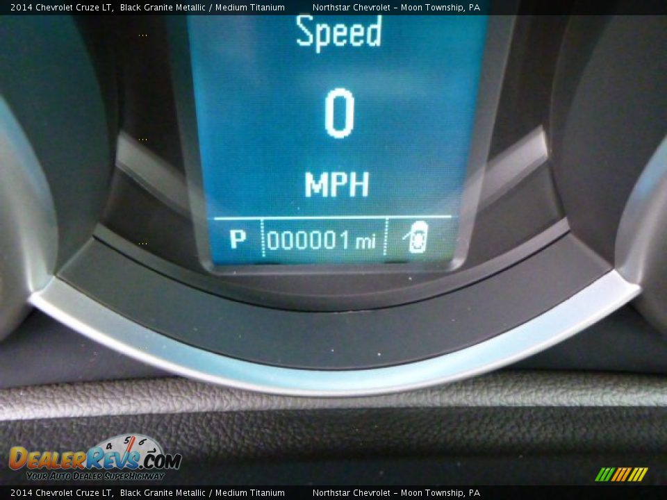 2014 Chevrolet Cruze LT Black Granite Metallic / Medium Titanium Photo #20