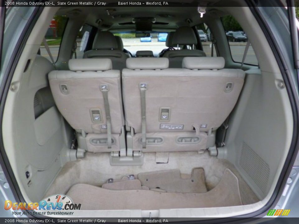 2008 Honda Odyssey EX-L Slate Green Metallic / Gray Photo #12
