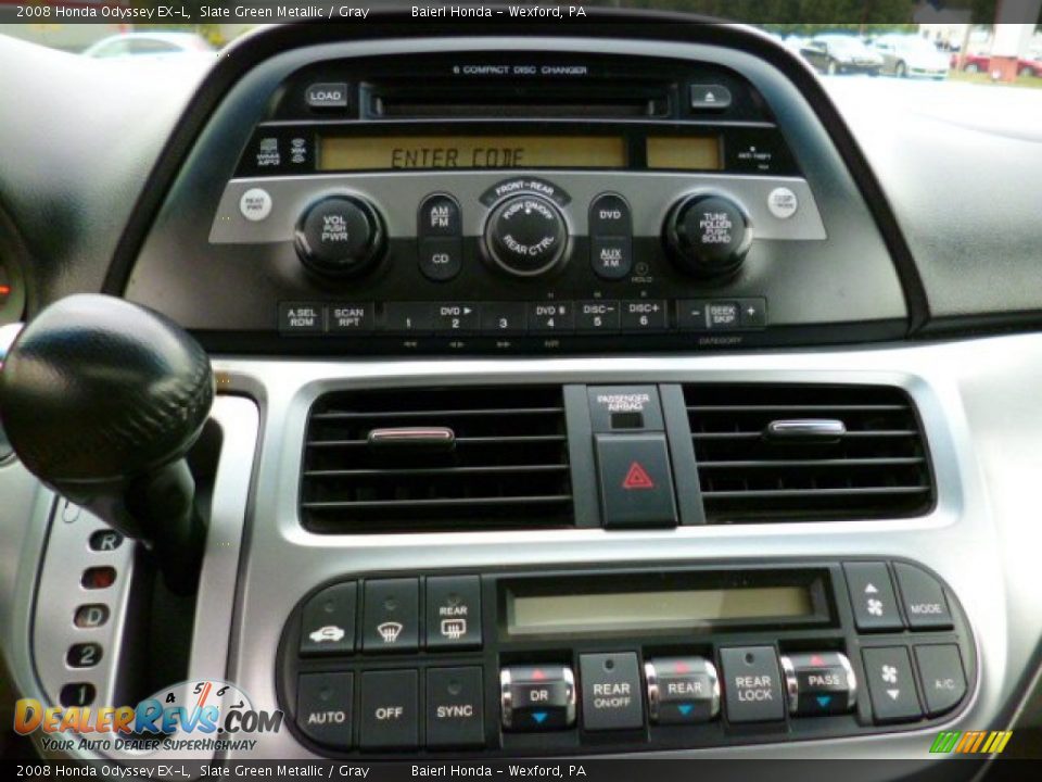 2008 Honda Odyssey EX-L Slate Green Metallic / Gray Photo #19
