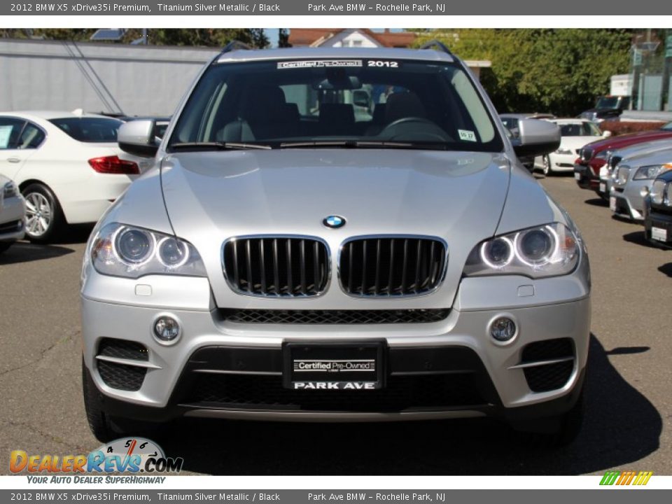 2012 BMW X5 xDrive35i Premium Titanium Silver Metallic / Black Photo #8